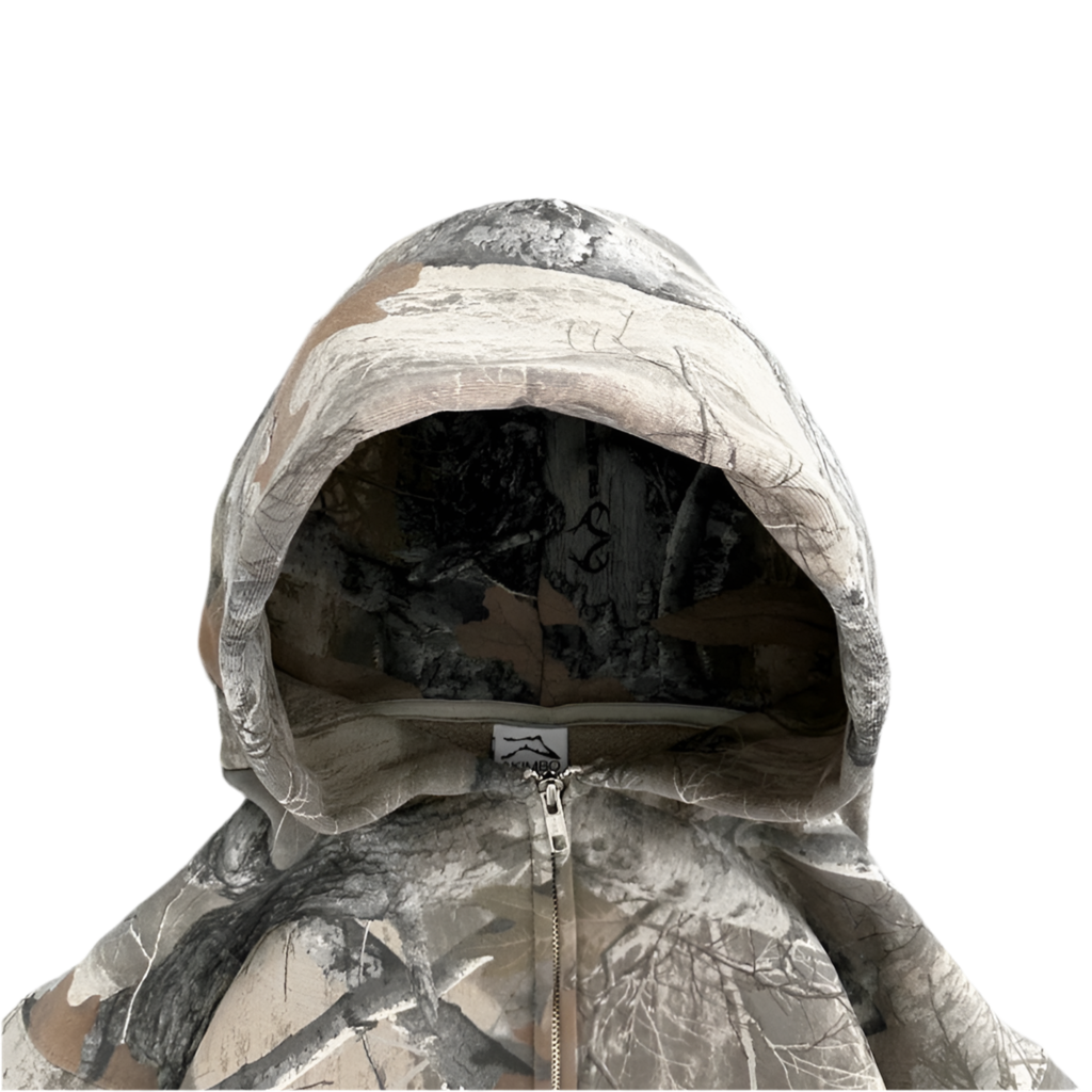 Billy's Basics- Bigfoot Camo Zip Up Hoodie