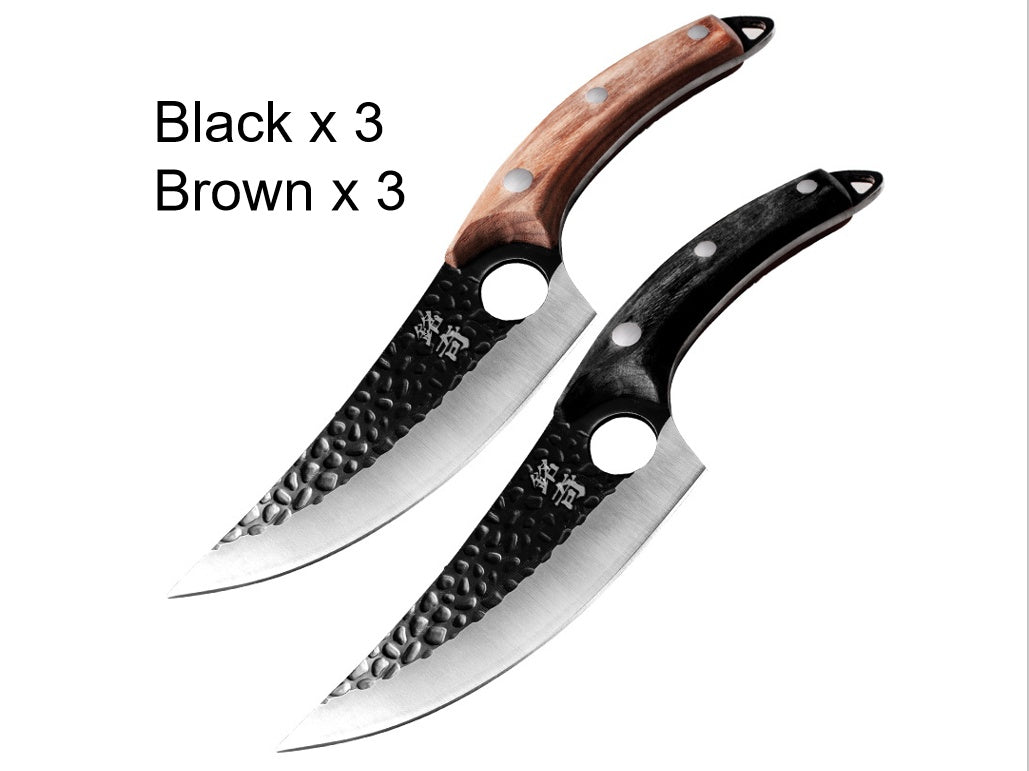 Rustic Kitchen Knife Set