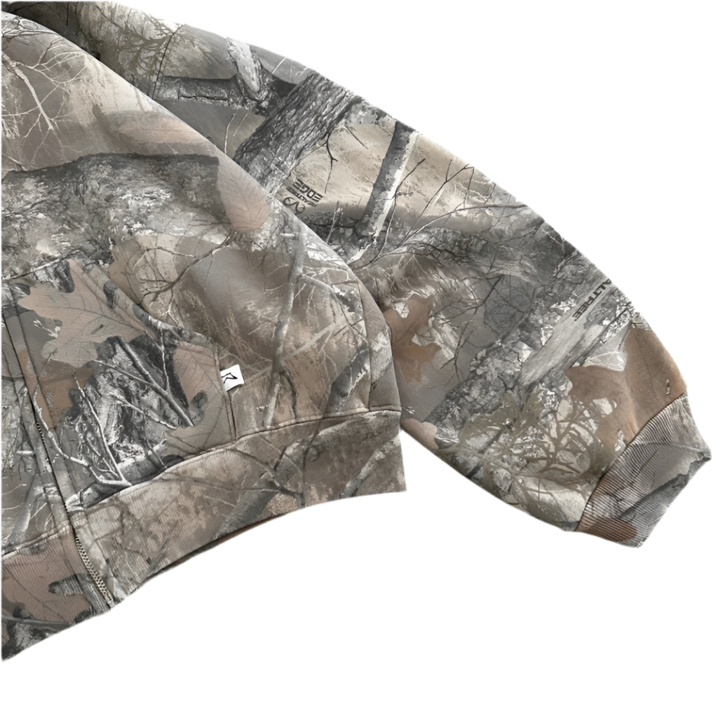 Billy's Basics- Bigfoot Camo Zip Up Hoodie