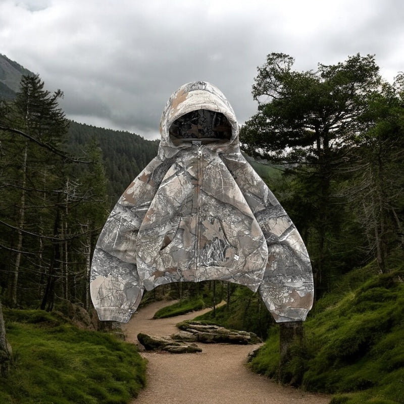 Billy's Basics- Bigfoot Camo Zip Up Hoodie
