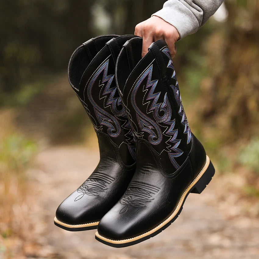Billy's "Buster" Cowboy Boot- Bourbon Brown
