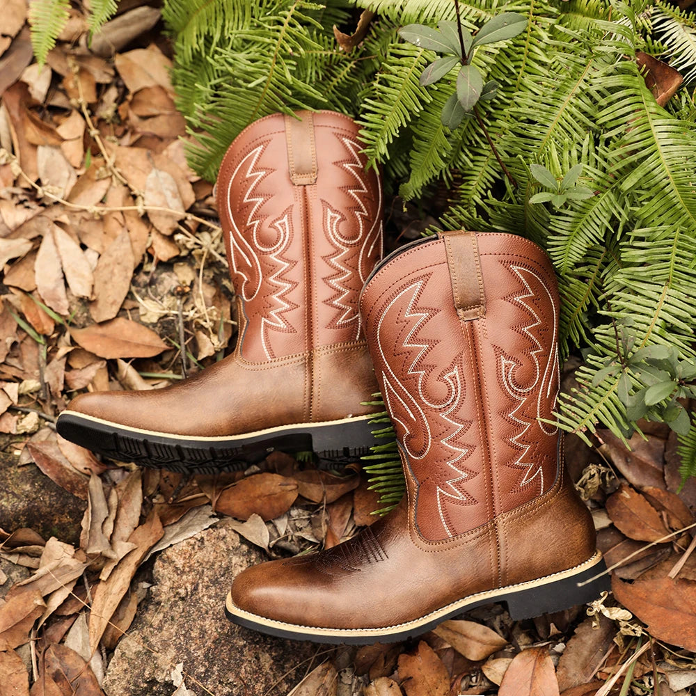Billy's "Buster" Cowboy Boot- Bourbon Brown
