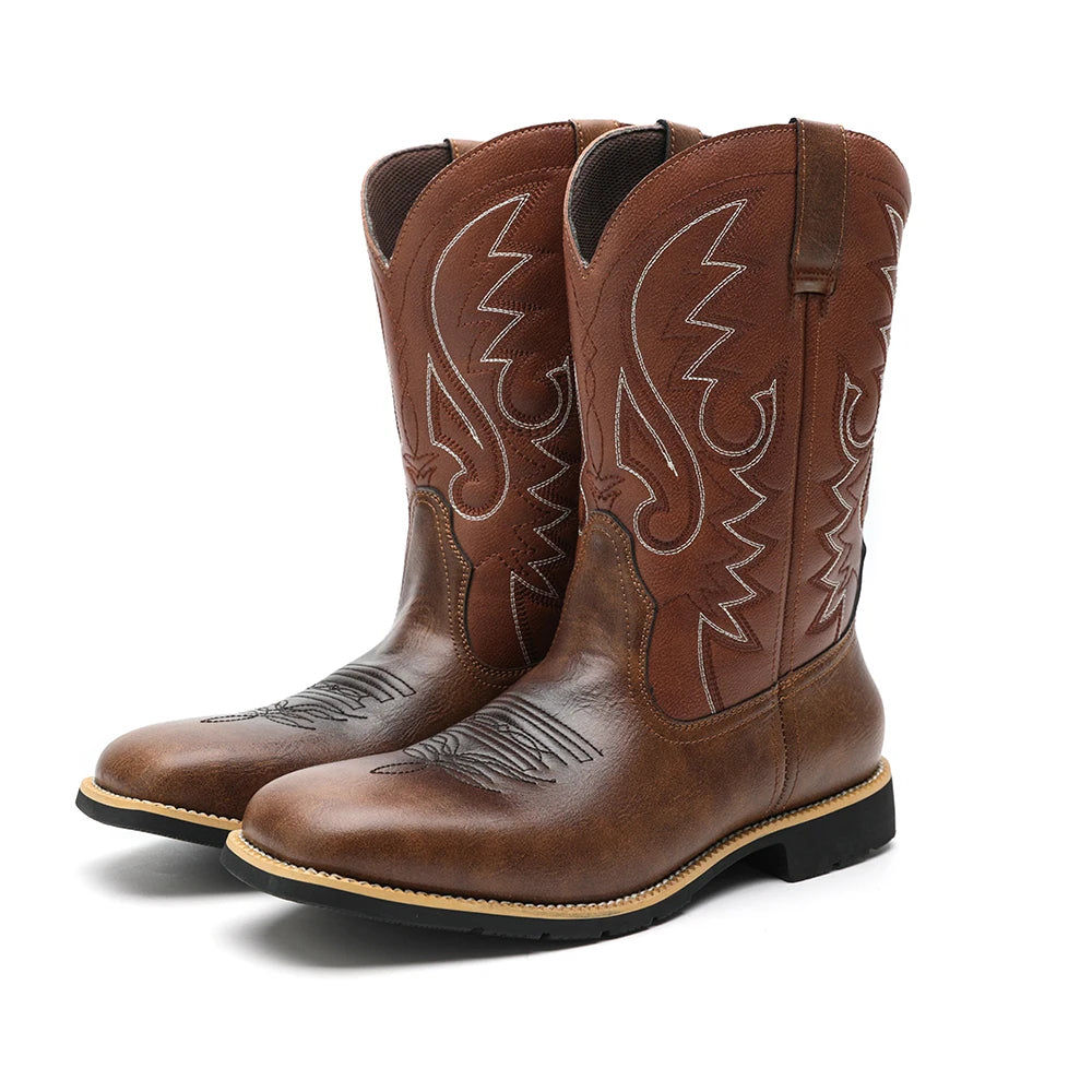 Billy's "Buster" Cowboy Boot- Bourbon Brown
