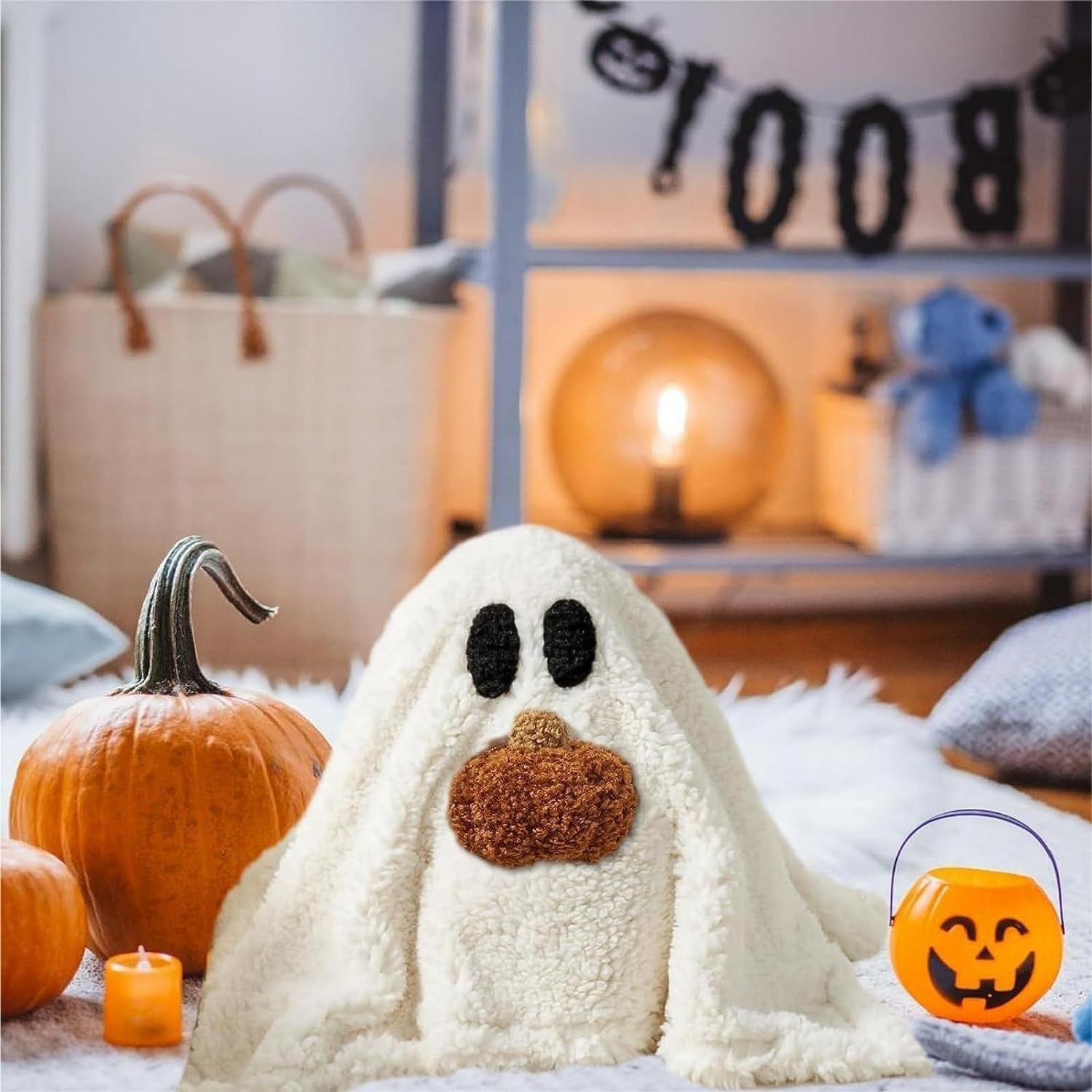 Halloween Ghost Plush Pillow Doll